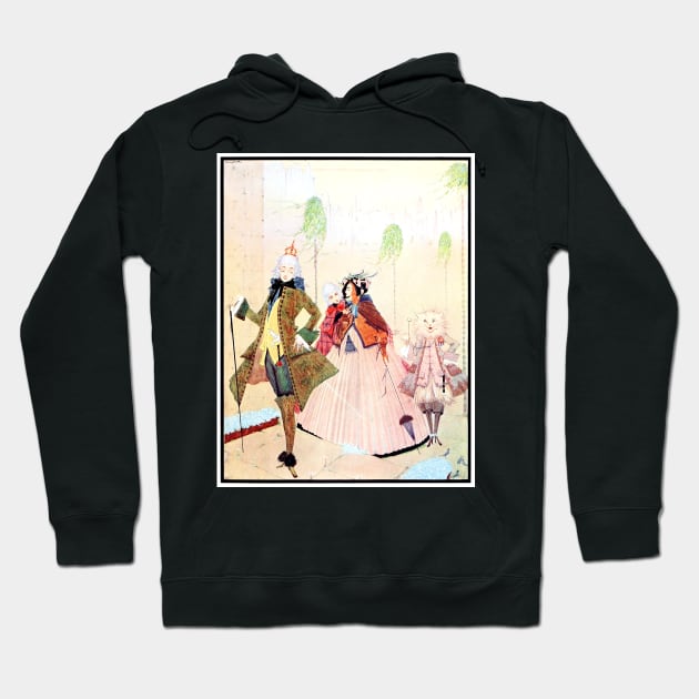 Puss in Boots - Harry Clarke Hoodie by forgottenbeauty